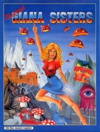 The Great Giana Sisters Amiga US box art